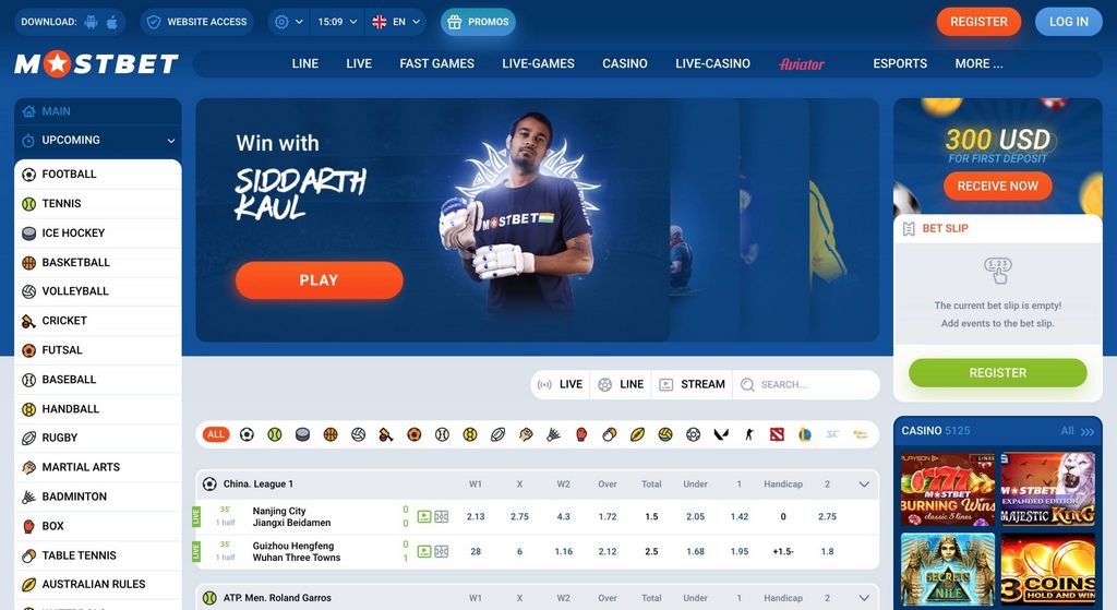Betting Options Available on Mostbet BD
